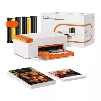 Liene Amber M110 4x6 kaasaskantav fotoprinter koos 60 lehe fotopaberiga