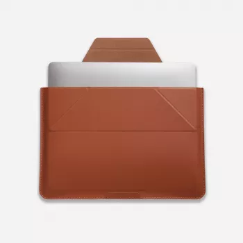 Moft Sleeve 14 Laptop Sleeve with Integrated Stand - Brown