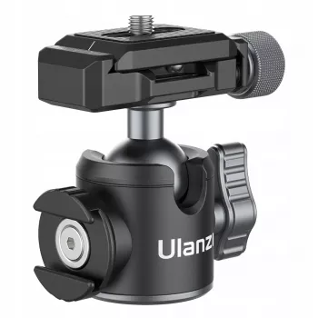 Ulanzi U-80L 3D kuulkinnitus Arca-Swiss kiirkinnitusplaadiga, 20 kg koormus, 360° panoraampööre, must