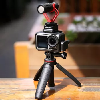 ULANZI MT-09 Mini statiiv, monopod ja käepide GoPro, SJCAM, Xiaomi, DJI Osmo Action jaoks, must