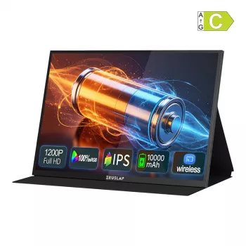 ZEUSLAP P16BT 16-tolline 2.5K IPS puuteekraaniga kaasaskantav monitor