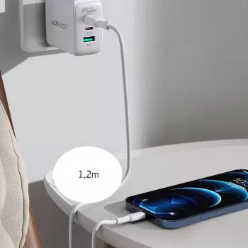 ACEFAST MFI USB-C to Lightning kaabel 1,2 m, 30 W, 3 A, must (C2-01)