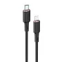 ACEFAST MFI USB-C to Lightning kaabel 1,2 m, 30 W, 3 A, must (C2-01)