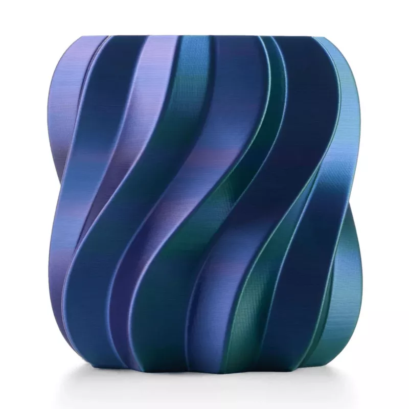 Anycubic PLA Silk Tri-Color Filament 1.75mm Blue, Green, Purple AHSC14-103