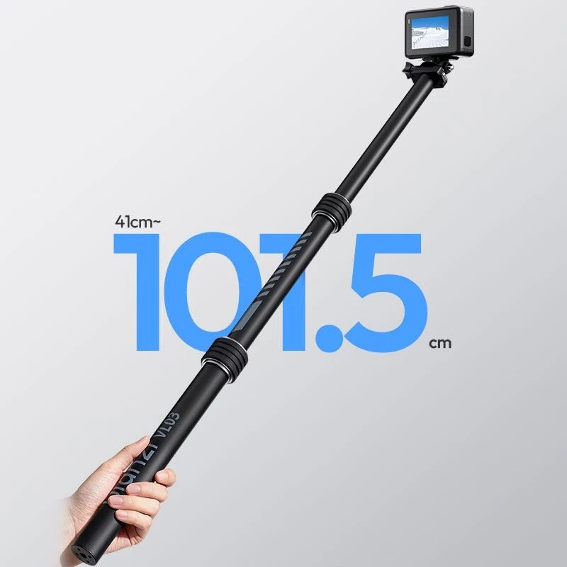 ULANZI VL03 Magic Arm Super Clamp koos liigendvarrega jalgrattale, vardale, lauale, 1/4 inch kinnitus, must