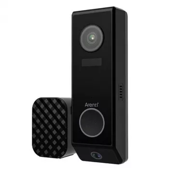 Arenti P10 uksekell 2K nutikas videouksekell koos juhtmevaba kellaga, IP65, PIR + AI tuvastus, laetav aku või juhtmega ühendus, töötab Alexaga/Google Assistantiga