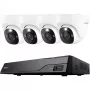 Reolink NVS8-12MD4 8-kanaliline 12MP PoE NVR turvakaamerasüsteem 4 kaameraga