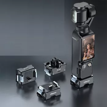 Ulanzi PK-10 Adapter for DJI Osmo Pocket 3 - 1/4 inch Arca-Swiss GoPro Mount