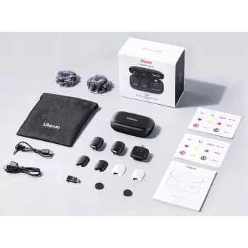 Ulanzi A30 Tiny juhtmevaba heliedastuskomplekt - USB-C, must