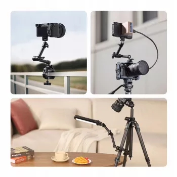 Ulanzi HD02 Super Clamp Crab Clamp 1/4 tolli ja 3/8 tolli keermetega Magic Arm'i jaoks