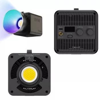 Ulanzi ML100 RGB kahevärviline LED-valgusti, 2700-6500K