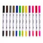LOKLiK Dual Tip Brush Pens - 12 Colors