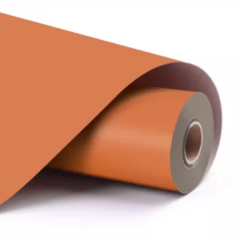 LOKLiK Permanent Adhesive Vinyl Film Matte - Orange - 30.5 x 180 cm (12 inch x 6 inch)