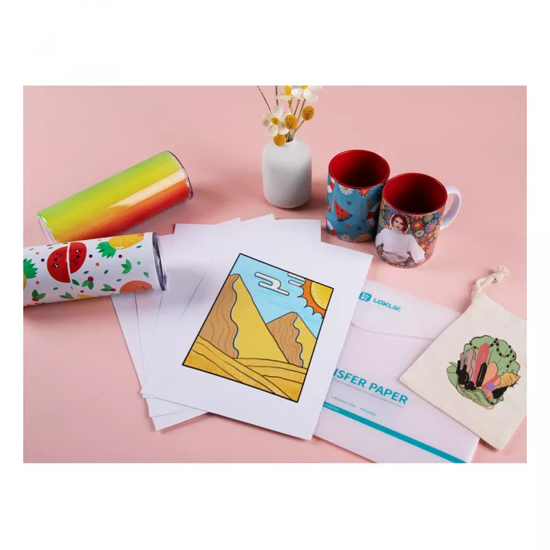 LOKLIK Europe Transfer Paper Sheets - Dark - 8-Pack