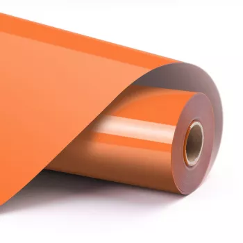 LOKLIK Basic Heat Transfer Vinyl - Oranž - 30,5 x 180 cm (12 tolli x 6 tolli)