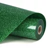 LOKLIK Heat Transfer Vinyl Glitter - Roheline - 12 tolli x 5 jala rull