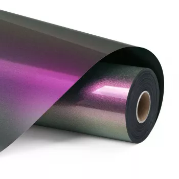 LOKLIK Chameleon Heat Transfer Vinyl - Rohelisest Lillaks - 30,5 x 90 cm (SG-HTV-1567-US-L-B2B)