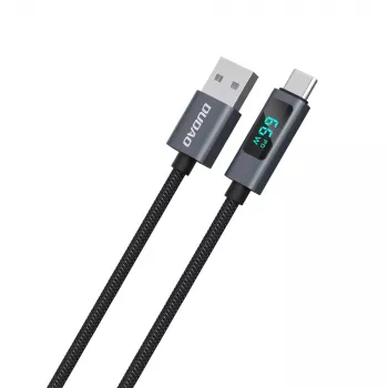 Dudao L7T USB-A to USB-C kaabel 66W 1m Must