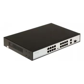 POE LANG TC-P3S019 16-Port PoE+ Gigabit Managed Switch with 2 SFP Uplink, 250W, Rackmount