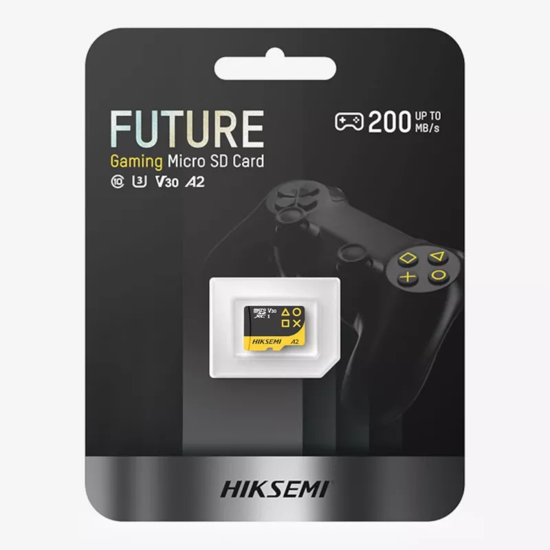 HIKSEMI Future G3 Gaming Micro SDXC 512GB mälukaart - kuni 200MB/s lugemiskiirus, A2, V30, U3