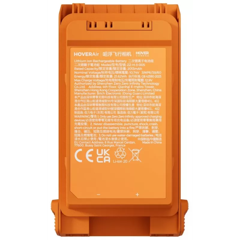 HVR HoverAir AQUA nutikas aku (LiPo 7.7V 1050mAh) HoverAir X1 droonile