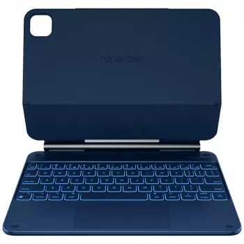 Typecase Edge klaviatuuriga kate iPad Air 11 M2 2024 / M3 2025 / M4 2026, helesinine
