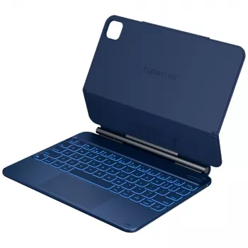 Typecase Edge klaviatuuriga kate iPad Air 11 M2 2024 / M3 2025 / M4 2026, helesinine