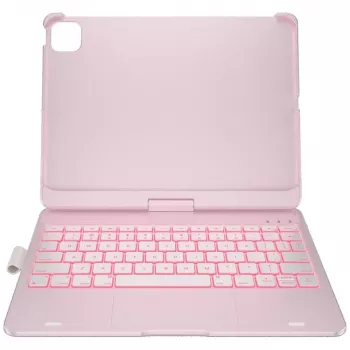 Typecase Flexbook Touch Eemaldatav Klaviatuuriga Kaustikümbris iPad Air 11 M2 2024 / M3 2025 / M4 2026 jaoks, Hele Roosa