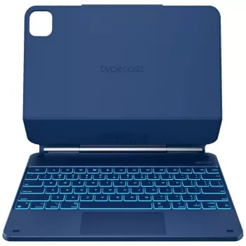 Typecase Edge klaviatuuriga ümbris iPad Air 13 M2 2024 / M3 2025 / M4 2026, Pacific Blue