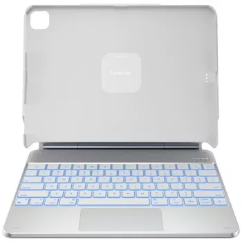 Typecase Edge + klaviatuurikorpus iPad Air 13 M2 2024 / M3 2025 / M4 2026 jaoks, valge