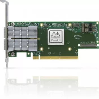 Mellanox NVIDIA ConnectX-6 VPI MCX653106A-HDAT-SP võrguadapteri kaart - HDR IB (200Gb/s) ja 200GbE kahe pordiga QSFP56 PCIe 4.0 x16 kõrge kronstein