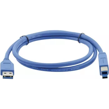 Kramer C-USB3/AB-3 USB 3.0 kaabel, USB-A pistik - USB-B pistik, 0,9 m (3 ft), sinine