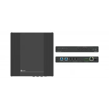 Kramer Electronics SWT3-41-U 4x1 USB 3.2 Host PoE-Acceptor Managed Switcher with 4 Devices - 10 Gbps - Power over Ethernet