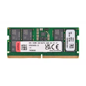 Kingston Technology KVR56S46BS8-32 32 GB DDR5 5600 MT/s SO-DIMM mälumoodul