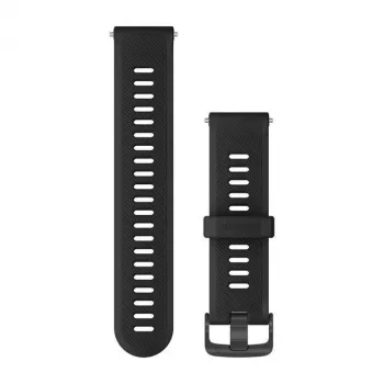 Garmin Silicone Watch Band for Forerunner 745 - Black (20 mm, Quick Release) 010-11251-9B