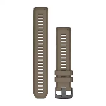 Garmin QuickFit 22 mm silikoonist käerihm Instinct 2, fēnix 7/6/5, Forerunner 955/945, Epix (Gen 2), Approach S62 jaoks - Coyote Tan (010-13105-07)