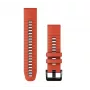 HAMA Garmin Silicone QuickFit 22mm Watch Strap Red/Graphite 010-13280-04