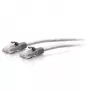 CABLES2GO C2G 1ft (0,3m) Cat6a Snagless Unshielded (UTP) Slim Ethernet Network Patch Cable - Gray