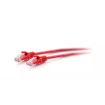 CABLES2GO C2G 3ft (0.9m) Cat6a Snagless Unshielded (UTP) Slim Ethernet Network Patch Cable - Red