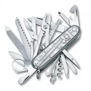 Victorinox Swiss Champ Silvertech Pocket Knife, 33 Functions