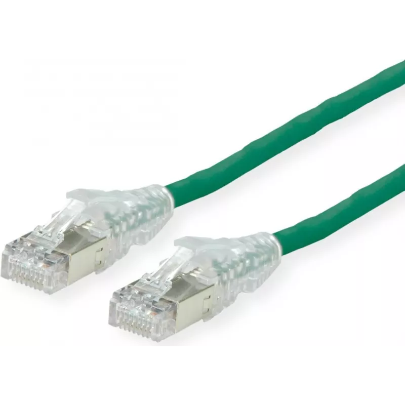 Dätwyler Cat.6 U/UTP Patch Cable, AMP v2, Green, 15m, LS0H, Copper