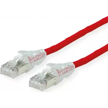ROTRONIC-SECOMP Dätwyler Patch-kaabel RJ-45 Isane RJ-45 Isane 1 m SFTP PiMF Cat 6 LSZH Keerdunud Punane