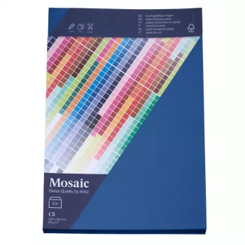 Artoz Papier Mosaic ümbrikud DIN C5 ilma aknata mere-sinine märgtihendiga 20 tk