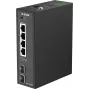 D-Link DIS-210G-06P Industrial Smart Managed Gigabit PoE+ Switch, 4 PoE+ Ports, 2 SFP, 120W