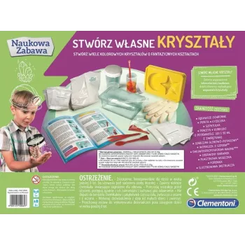 Clementoni Science & Play Crystal Growing Kit - Loo oma kristallid