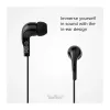 SBS TEINEARKL In-Ear Peaklülaga Kõrvaklapid - Must - Juhtmega - 1,2 m Kaabel - 3,5 mm Pistik - Kõned ja Muusika
