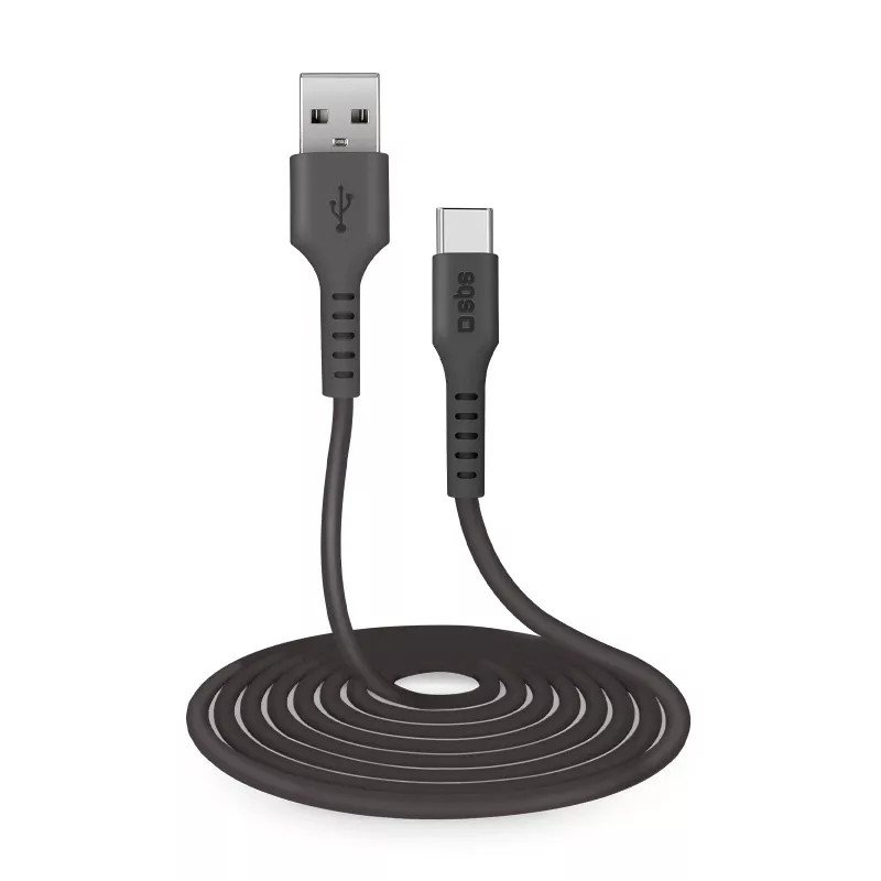 SBS TECABLETC3MTK USB-A – USB-C kaabel 3m Must
