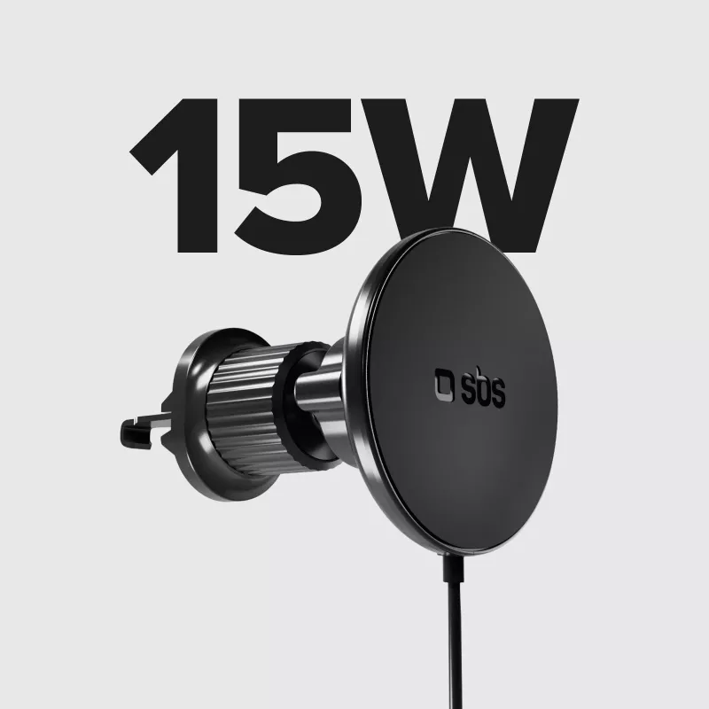 SBS MagSafe Magnetic 15W Wireless Car Charger - Must