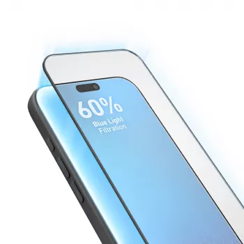SBS Eyesafe karastatud klaasist ekraanikaitse Apple iPhone 17 Pro Max / 16 Pro Max jaoks koos paigaldusraamiga (1 pakk)