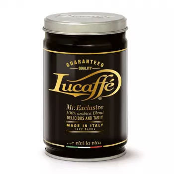 Lucaffe Mr. Exclusive 100% Arabica jahvatatud kohv 250 g metallpurgis